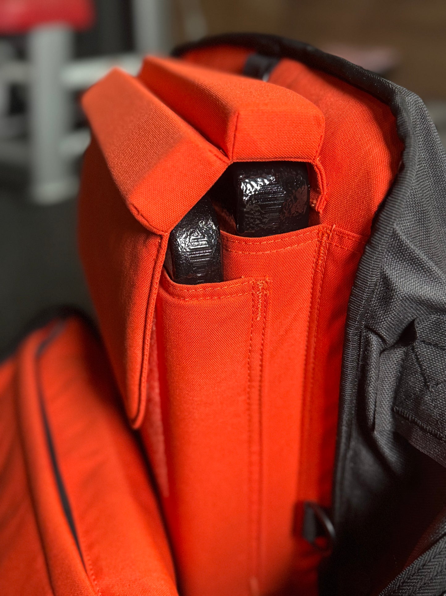ruck weight plates in backpack