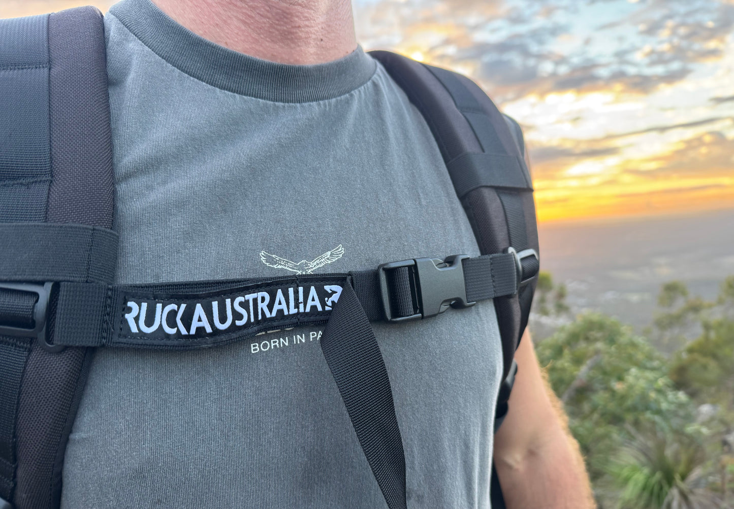 chest strap rucking backpack australia