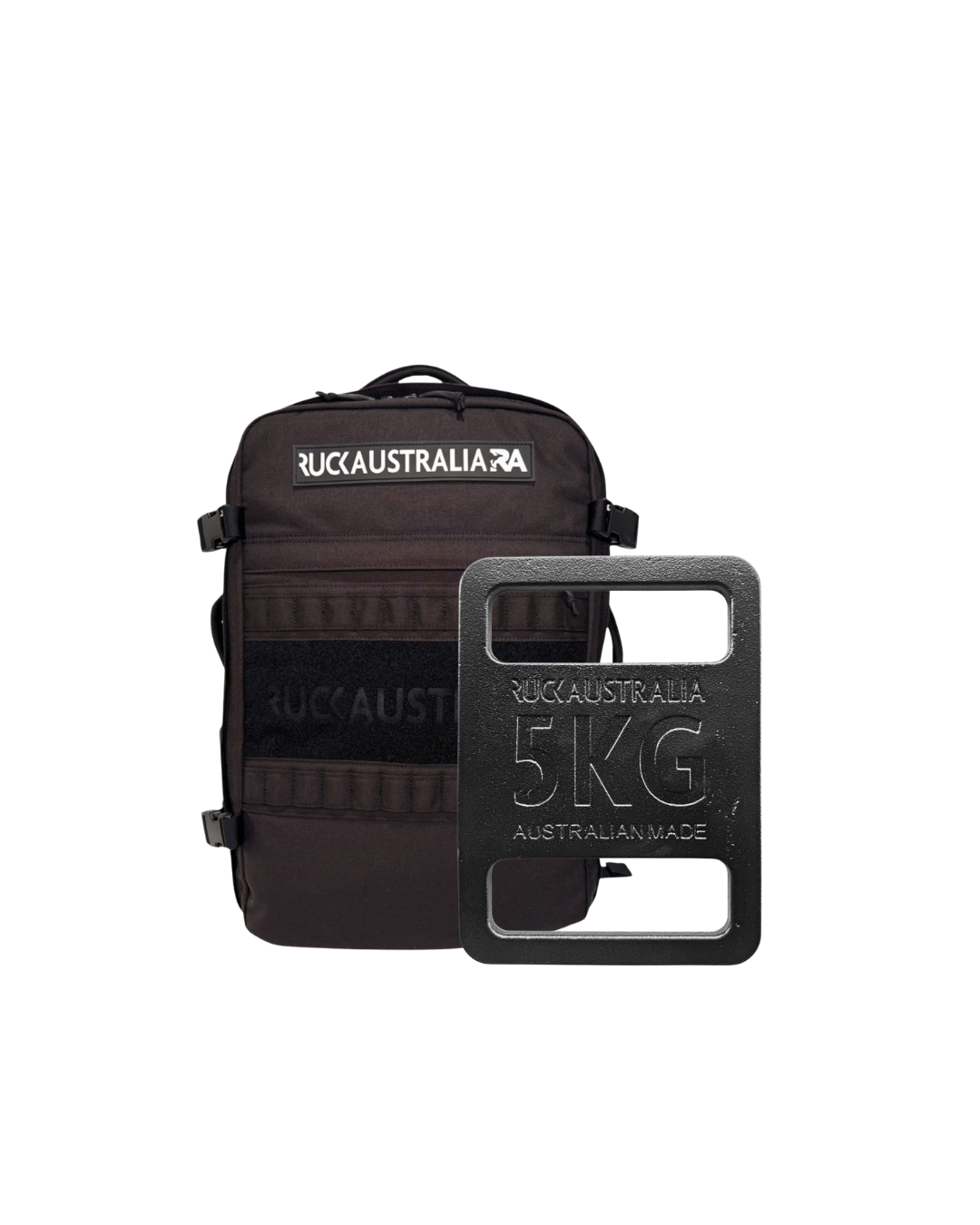 Weighted backpack 5kg ruck plate 