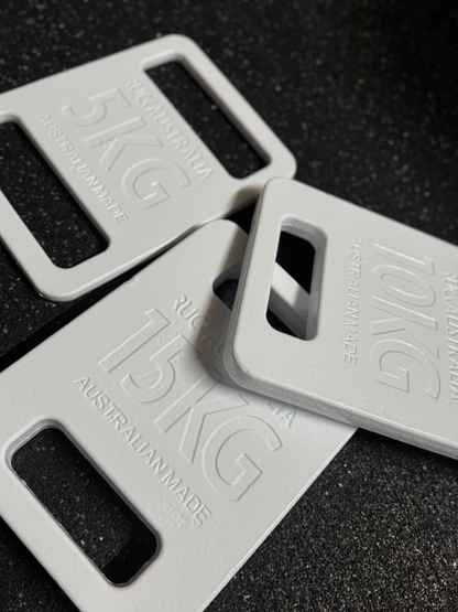 Ruck plates white 